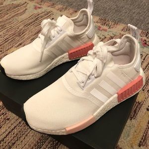 Adidas women’s NMD white rose